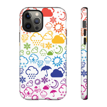 Funda rígida para teléfono Wx Icon (Rainbow)