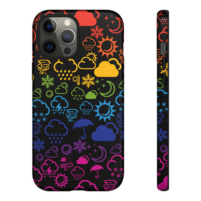 Wx Icon (noir/arc-en-ciel) coque de téléphone robuste