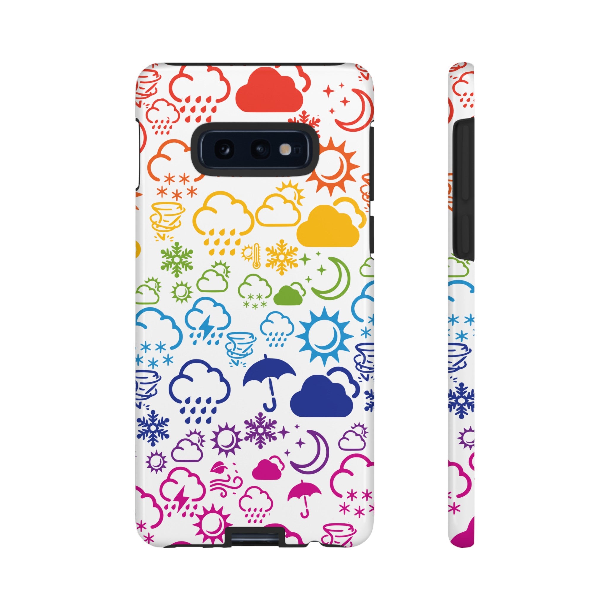 Funda rígida para teléfono Wx Icon (Rainbow) 