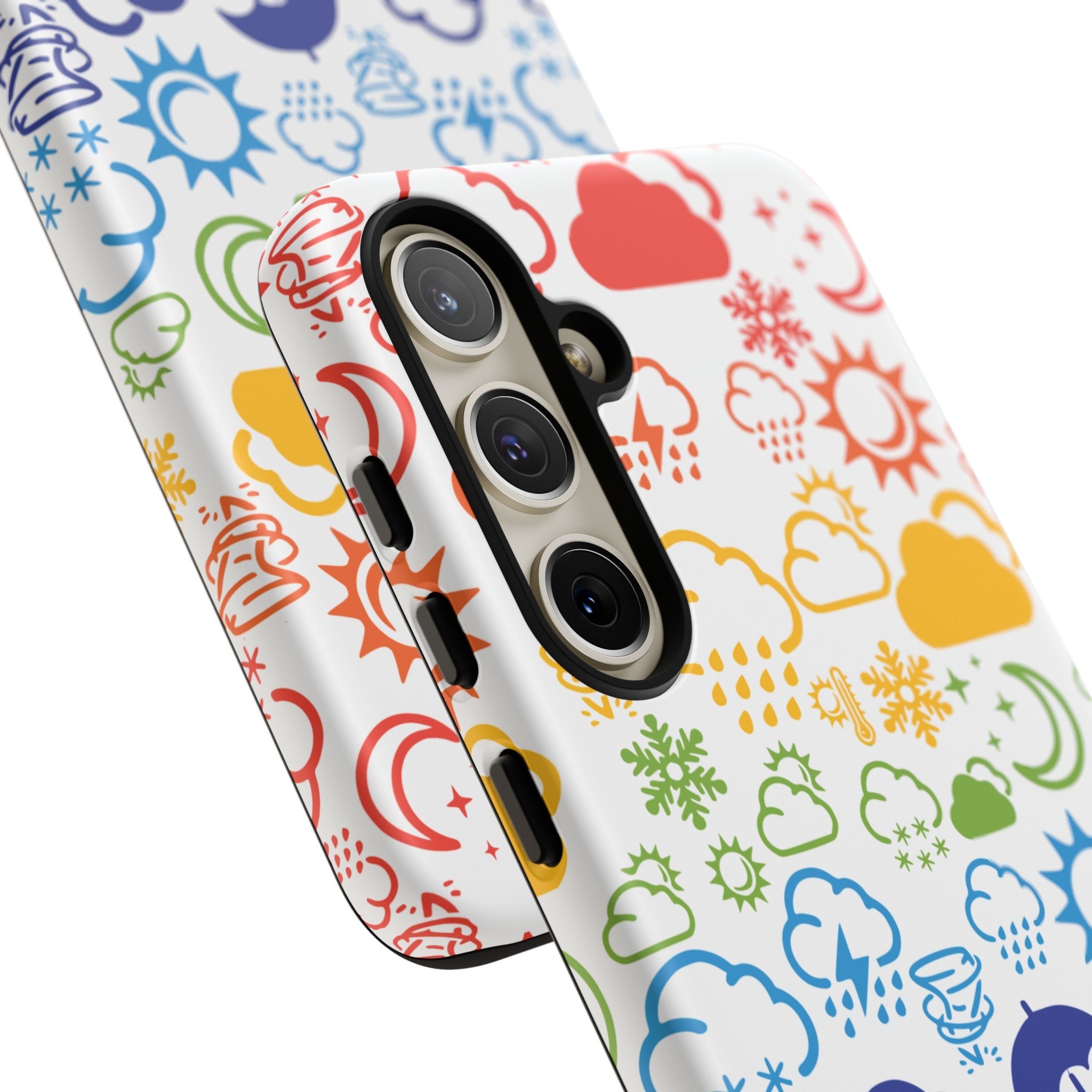 Funda rígida para teléfono Wx Icon (Rainbow) 