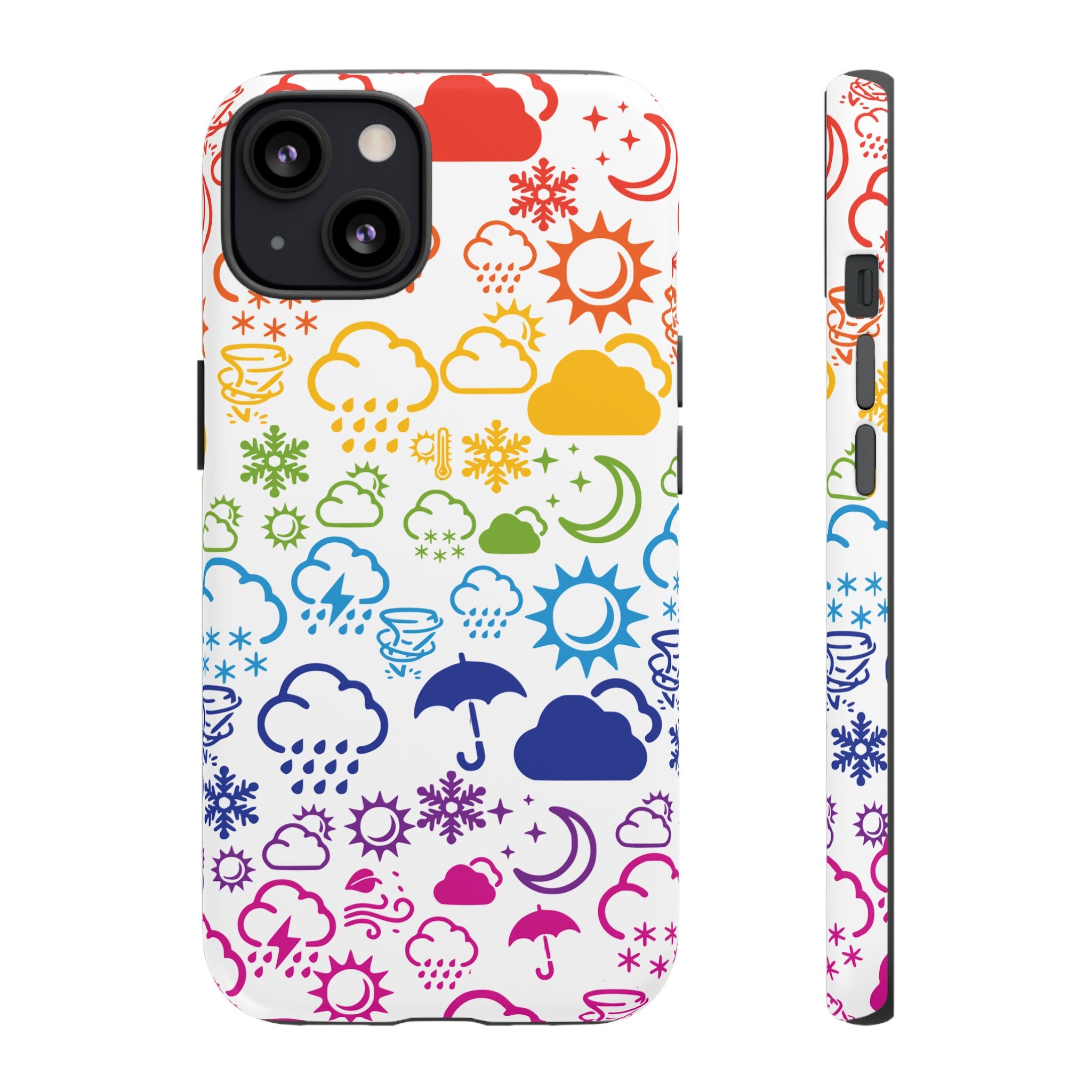 Funda rígida para teléfono Wx Icon (Rainbow) 