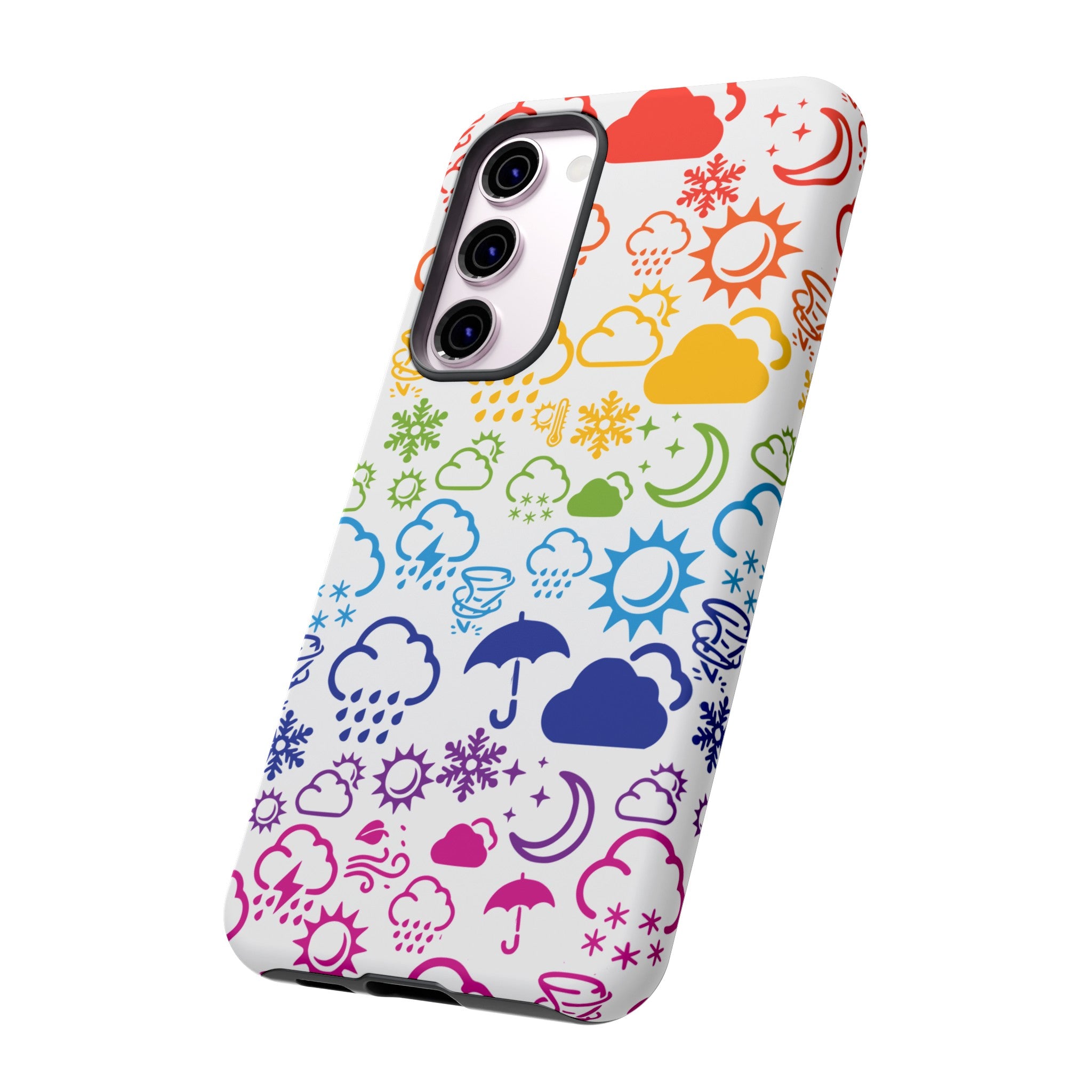 Funda rígida para teléfono Wx Icon (Rainbow) 