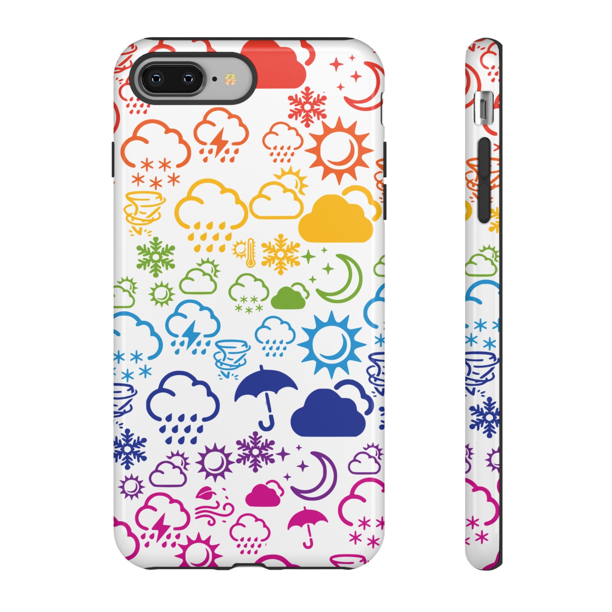 Funda rígida para teléfono Wx Icon (Rainbow) 