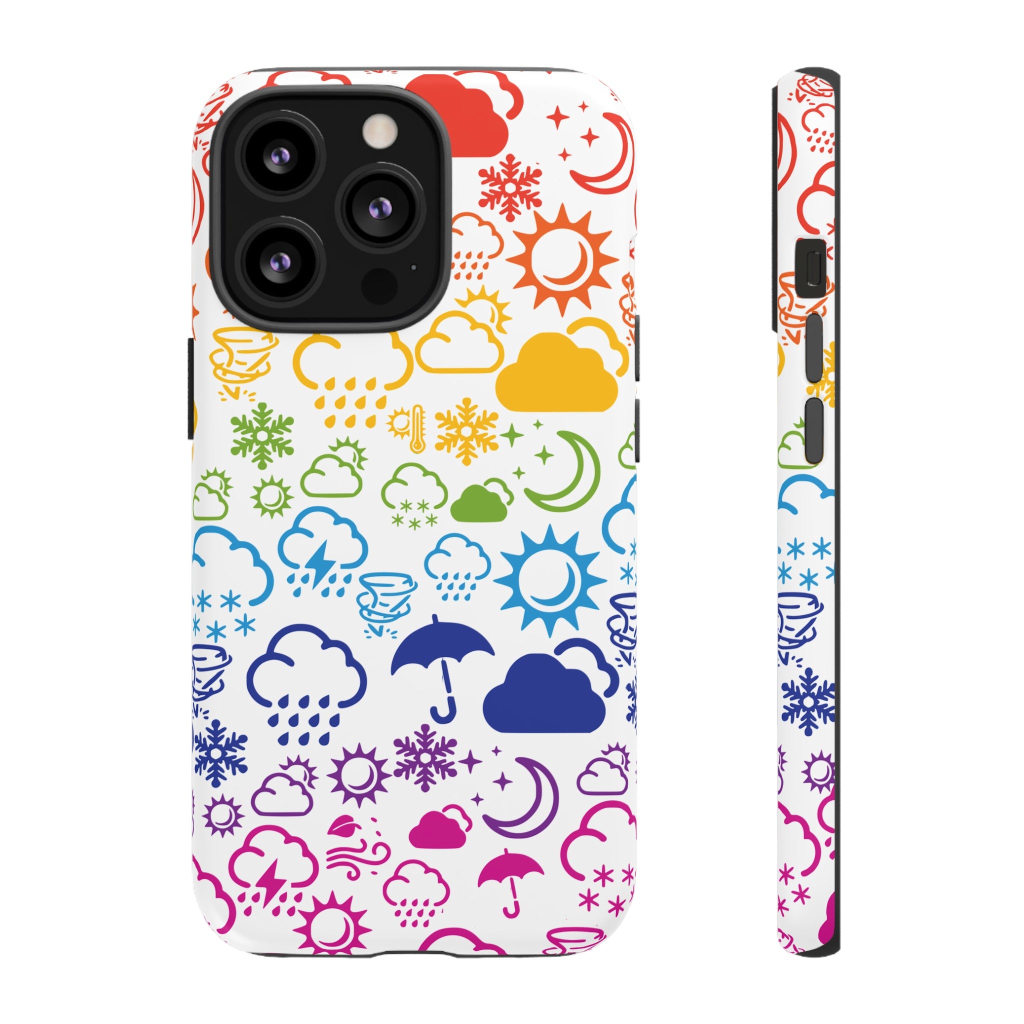 Funda rígida para teléfono Wx Icon (Rainbow) 