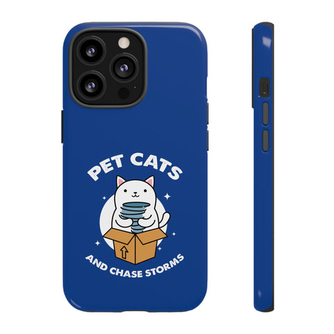 Pet Cats and Chase Storms Tough Phone Case