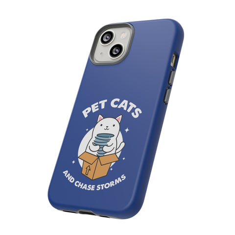 Pet Cats and Chase Storms Tough Phone Case