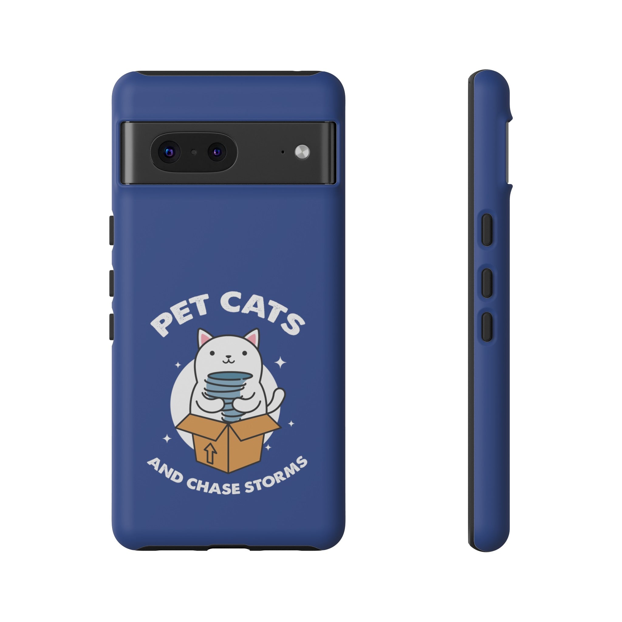 Pet Cats and Chase Storms Tough Phone Case 