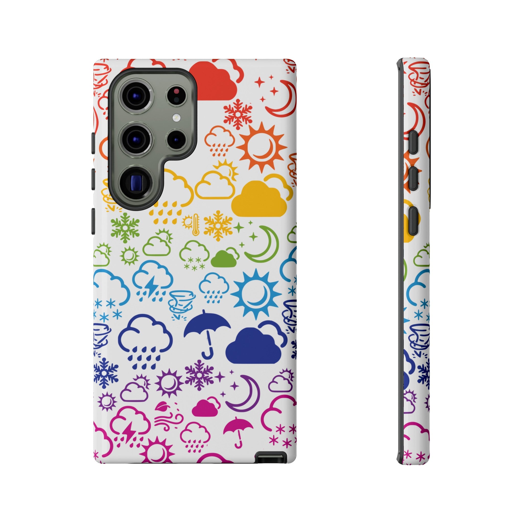 Funda rígida para teléfono Wx Icon (Rainbow) 