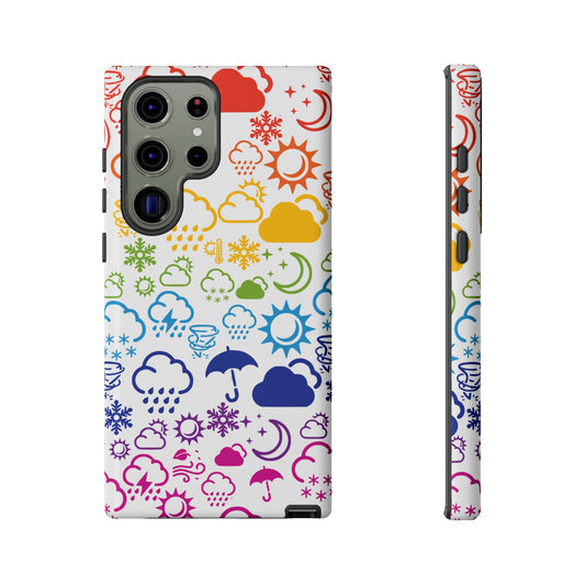 Wx Icon (Rainbow) Tough Phone Case