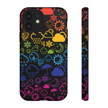 Wx Icon (noir/arc-en-ciel) coque de téléphone robuste