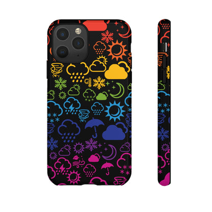 Wx Icon (noir/arc-en-ciel) coque de téléphone robuste