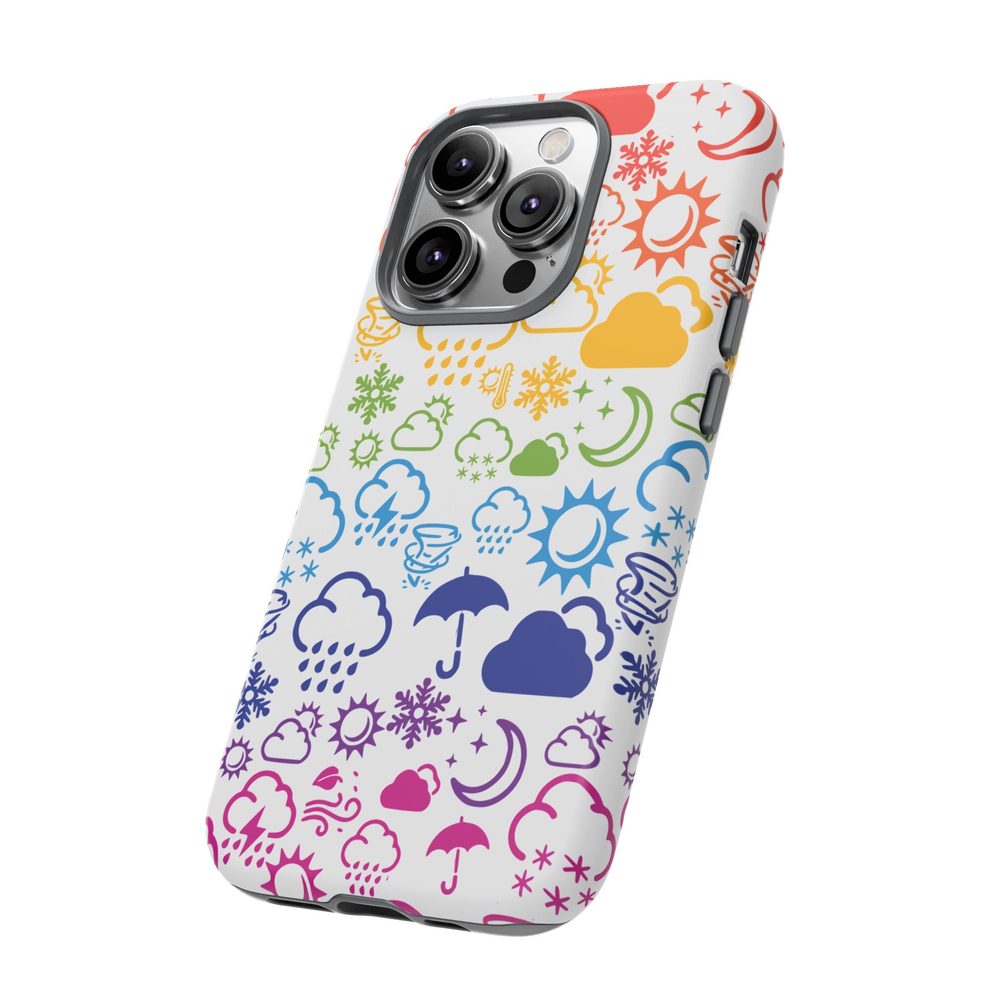 Funda rígida para teléfono Wx Icon (Rainbow) 