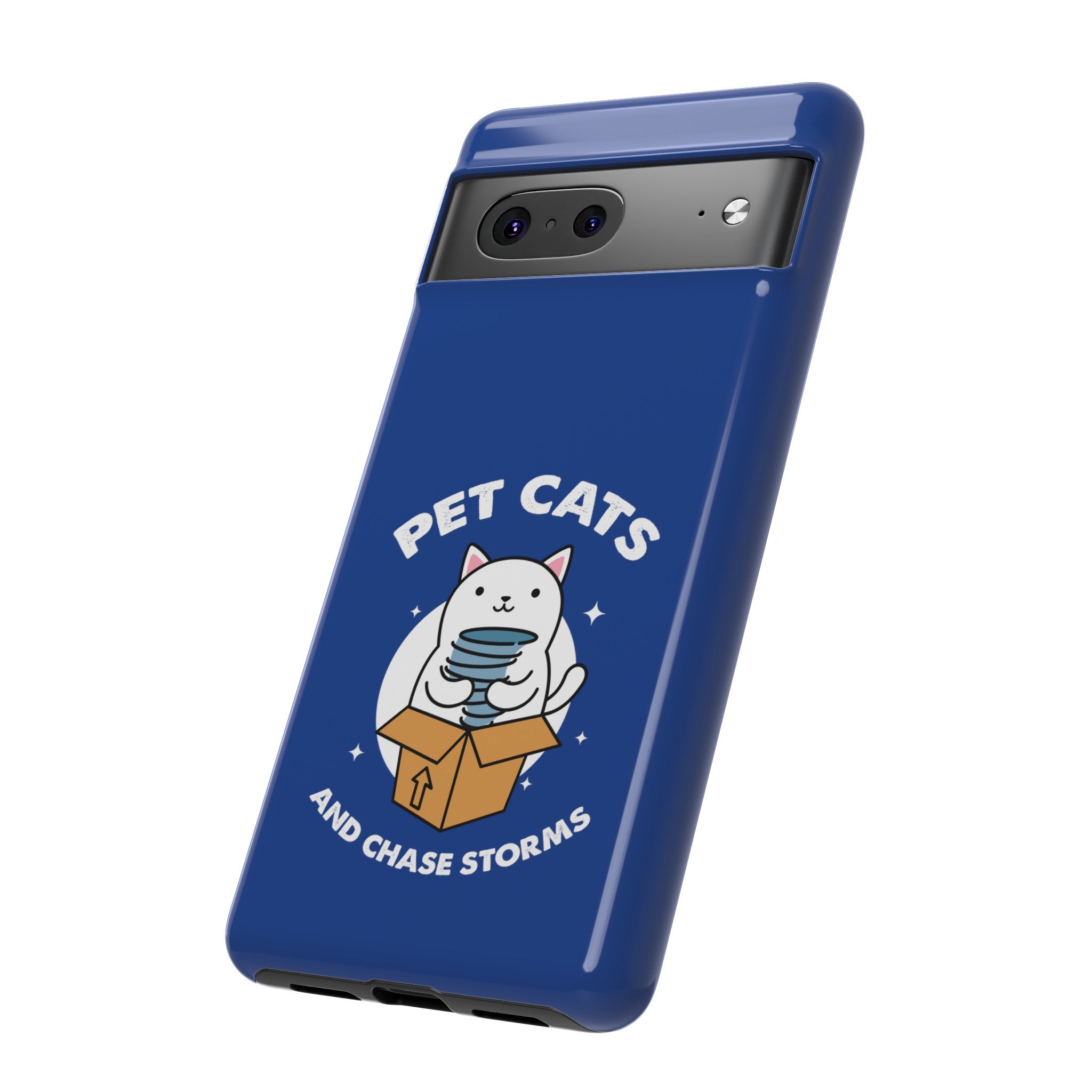 Pet Cats and Chase Storms Tough Phone Case 