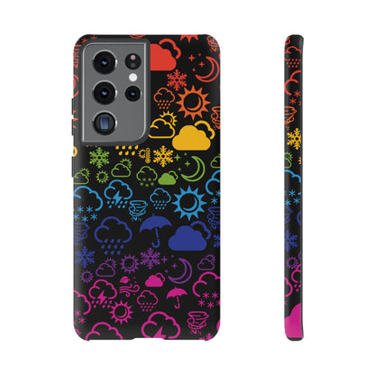 Wx Icon (noir/arc-en-ciel) coque de téléphone robuste