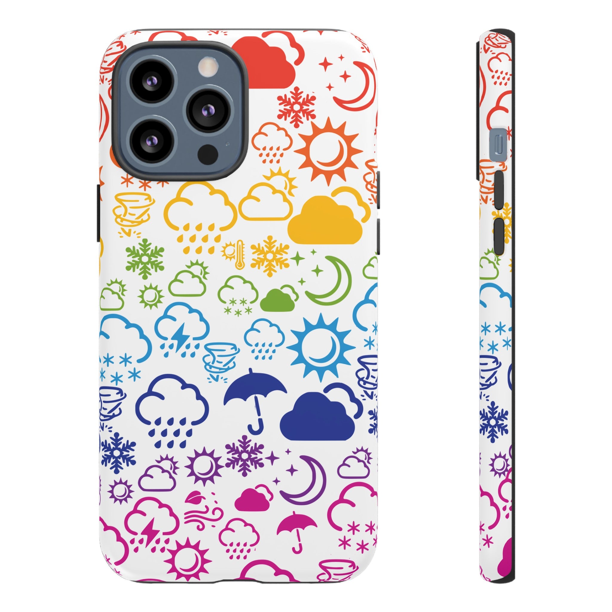 Funda rígida para teléfono Wx Icon (Rainbow) 