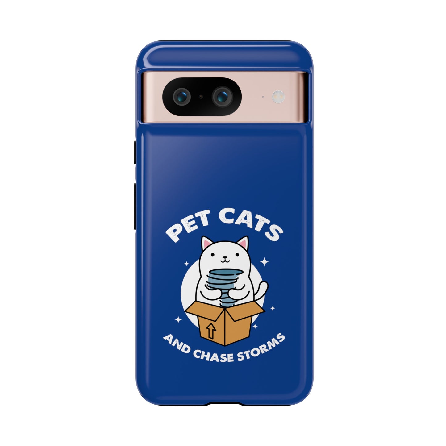 Pet Cats and Chase Storms Tough Phone Case