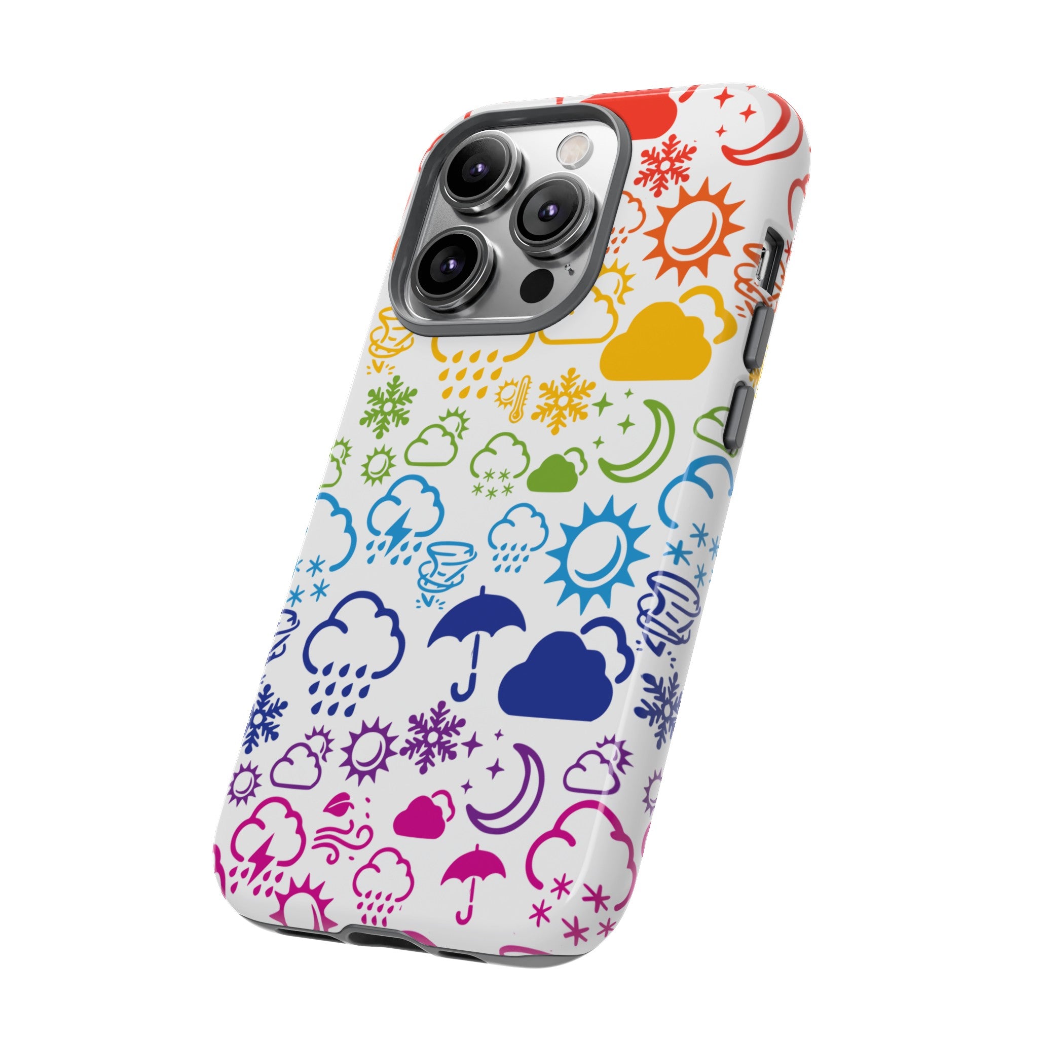 Funda rígida para teléfono Wx Icon (Rainbow) 