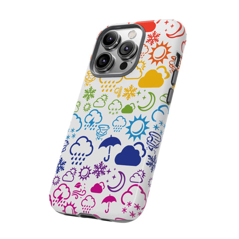 Funda rígida para teléfono Wx Icon (Rainbow)