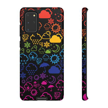 Wx Icon (noir/arc-en-ciel) coque de téléphone robuste