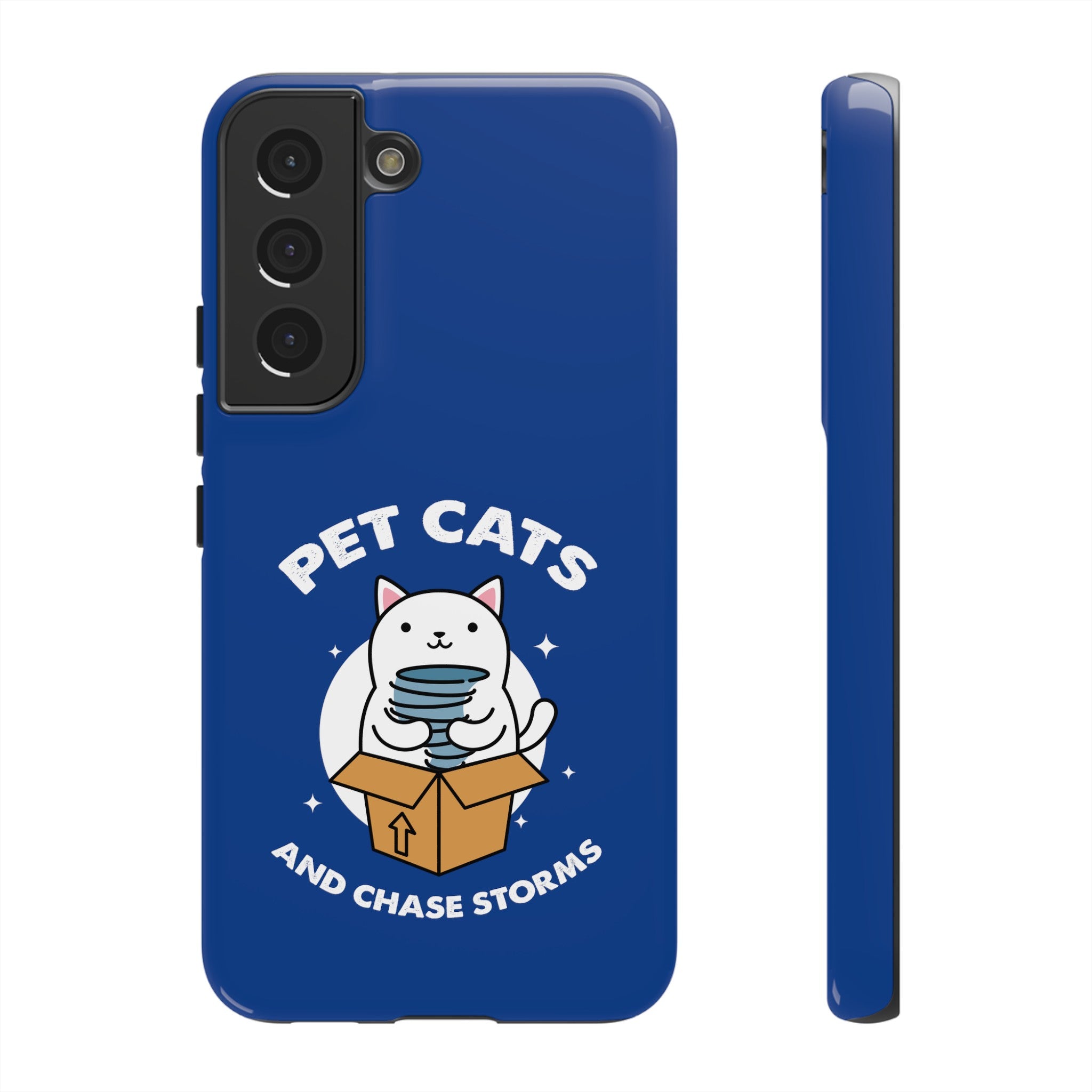 Pet Cats and Chase Storms Tough Phone Case 