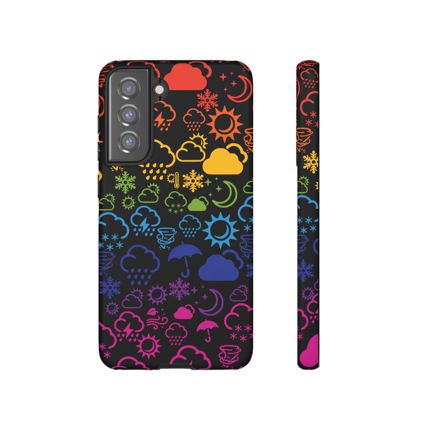 Wx Icon (noir/arc-en-ciel) coque de téléphone robuste