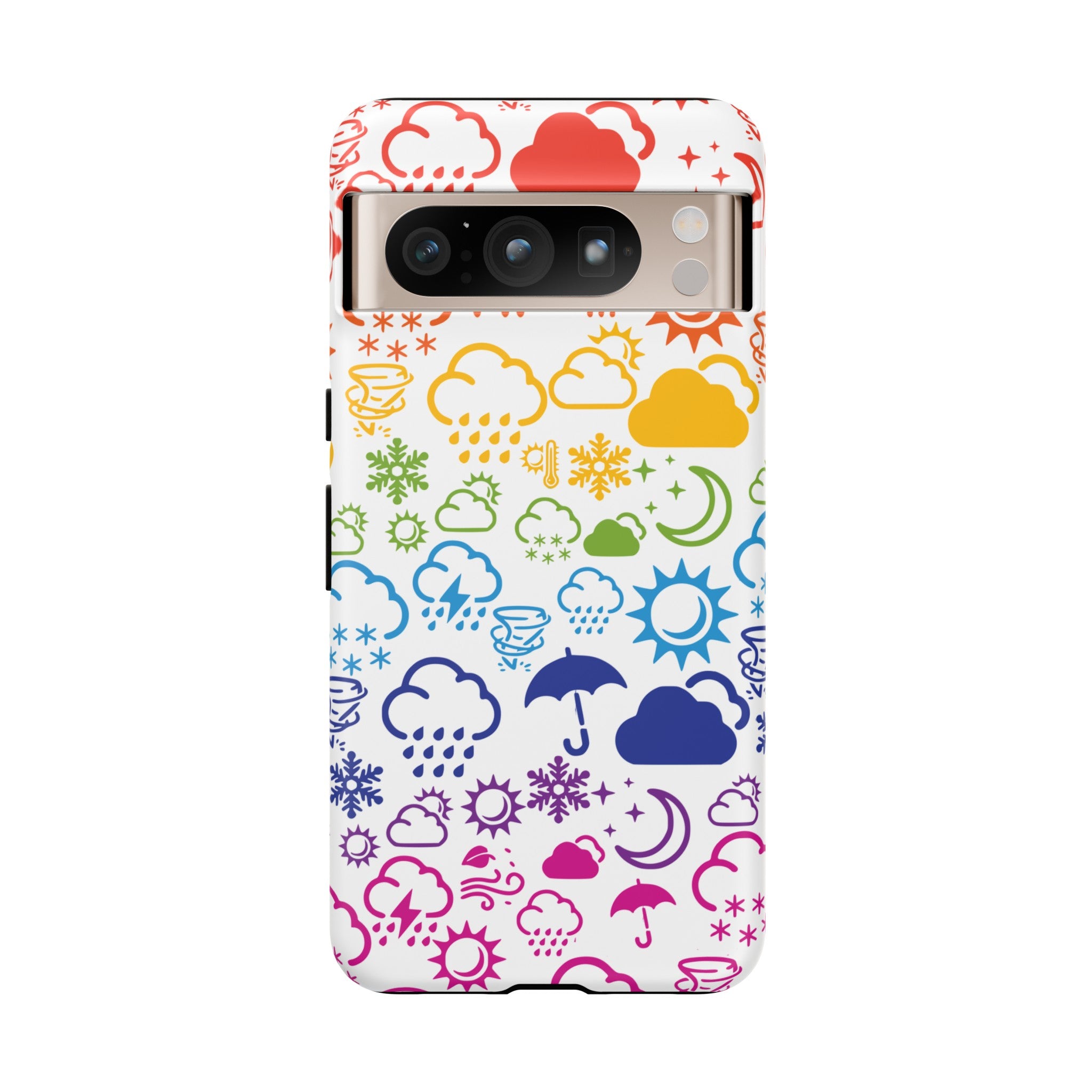 Funda rígida para teléfono Wx Icon (Rainbow) 