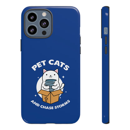 Pet Cats and Chase Storms Tough Phone Case