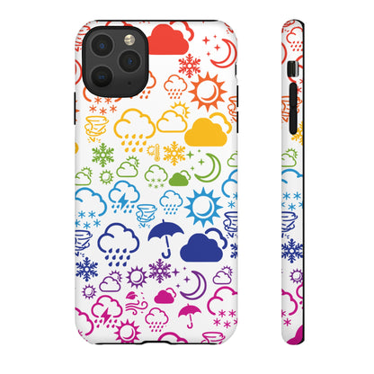 Funda rígida para teléfono Wx Icon (Rainbow)