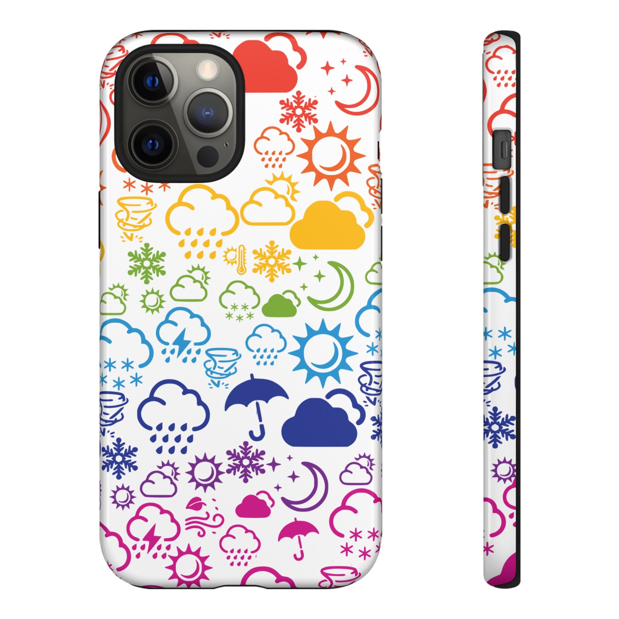 Funda rígida para teléfono Wx Icon (Rainbow) 