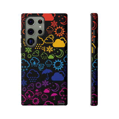 Wx Icon (noir/arc-en-ciel) coque de téléphone robuste