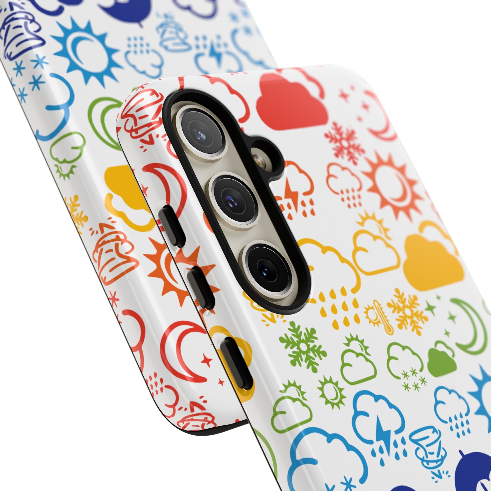 Funda rígida para teléfono Wx Icon (Rainbow) 