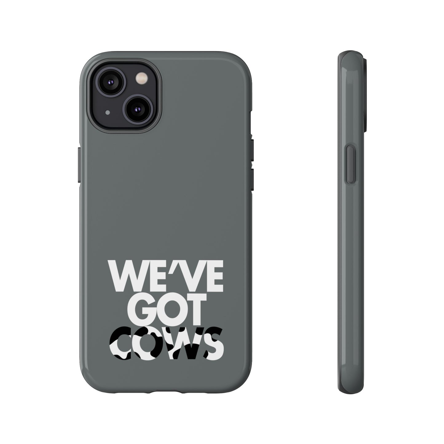 Tenemos funda de teléfono resistente de vacas