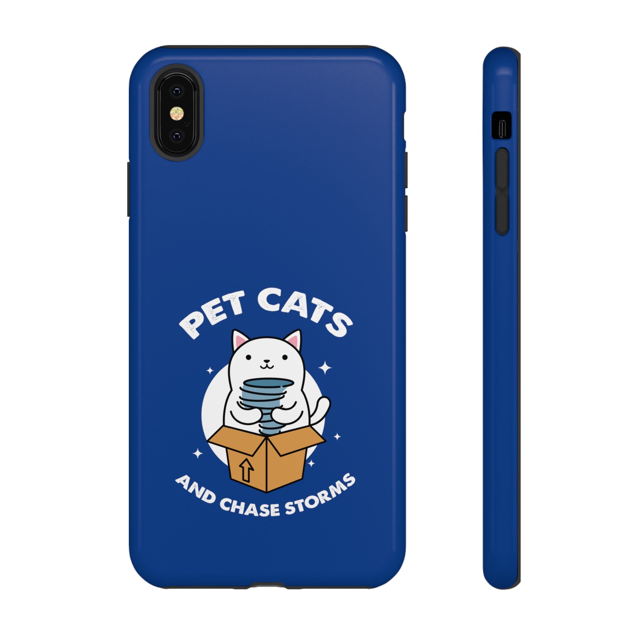 Pet Cats and Chase Storms Tough Phone Case 