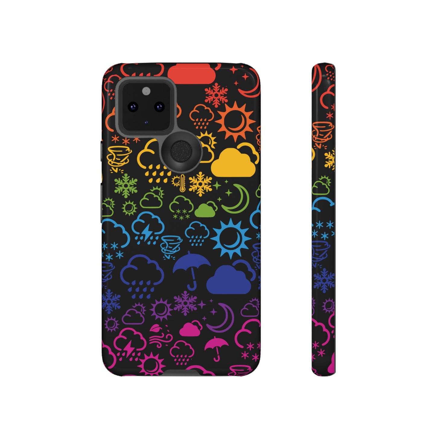 Wx Icon (noir/arc-en-ciel) coque de téléphone robuste