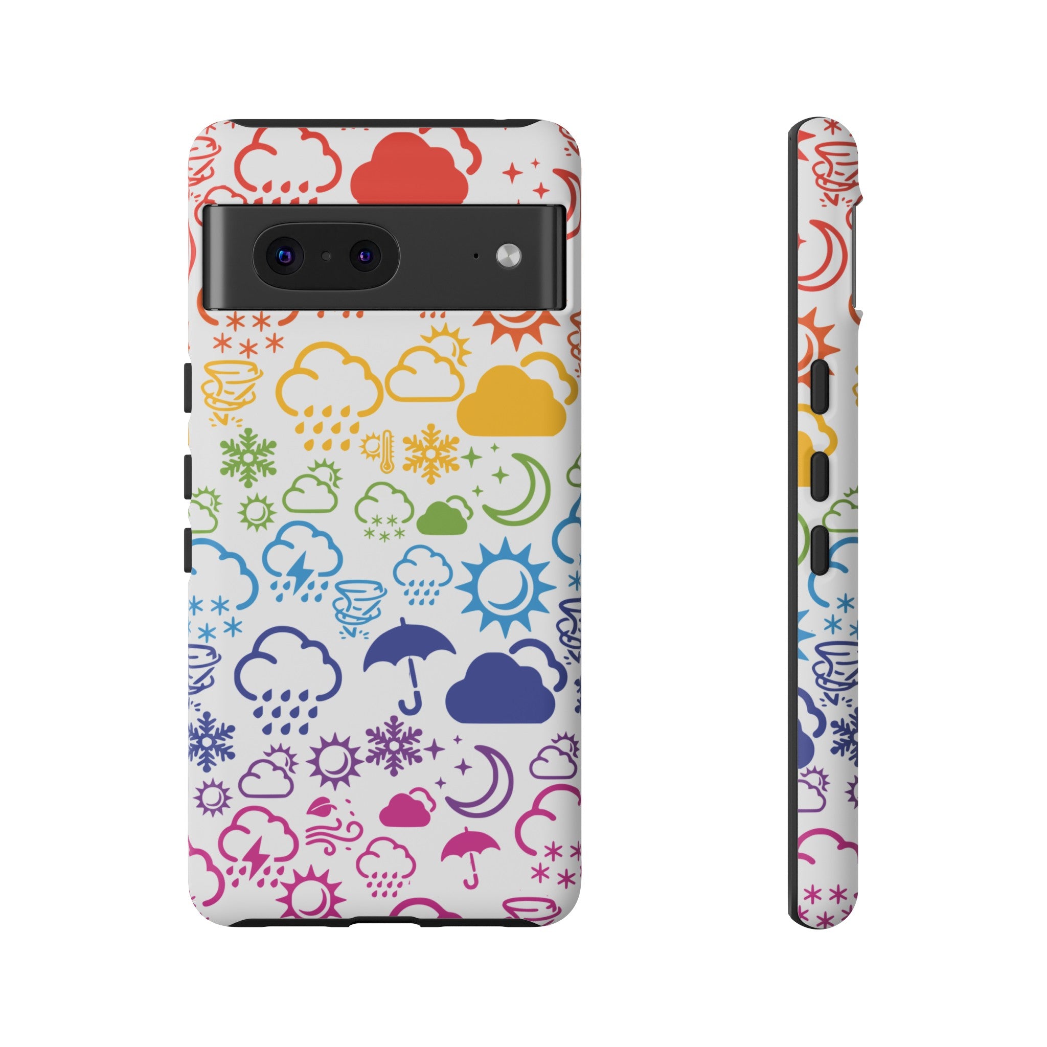 Funda rígida para teléfono Wx Icon (Rainbow) 