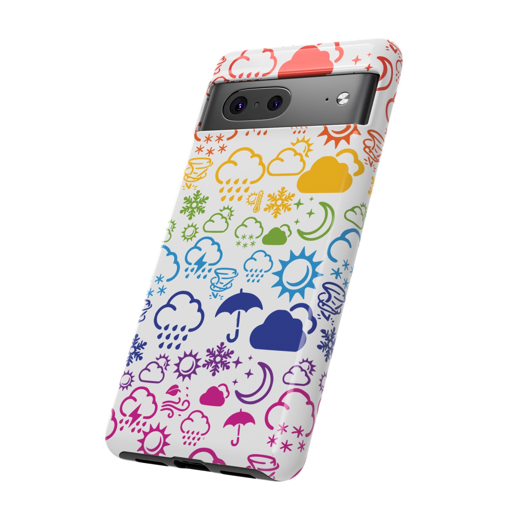 Funda rígida para teléfono Wx Icon (Rainbow) 