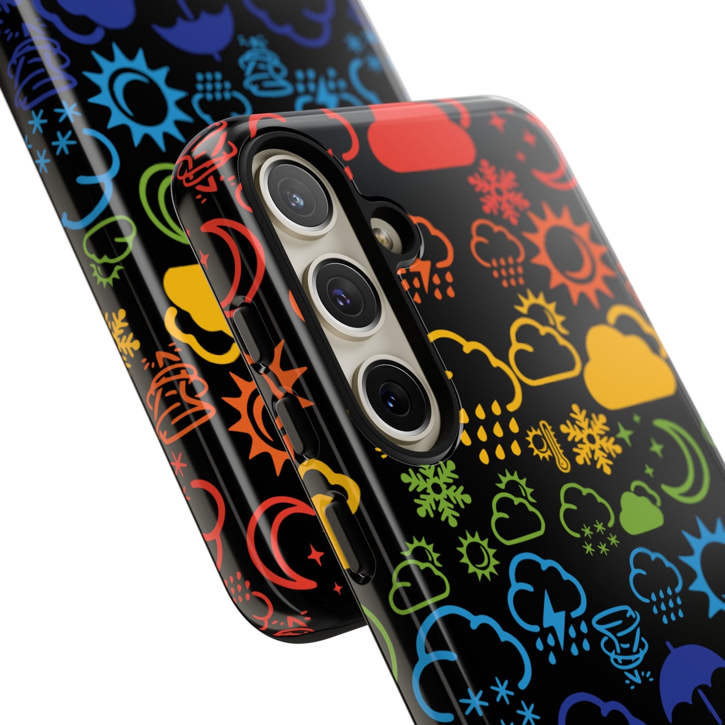 Wx Icon (noir/arc-en-ciel) coque de téléphone robuste