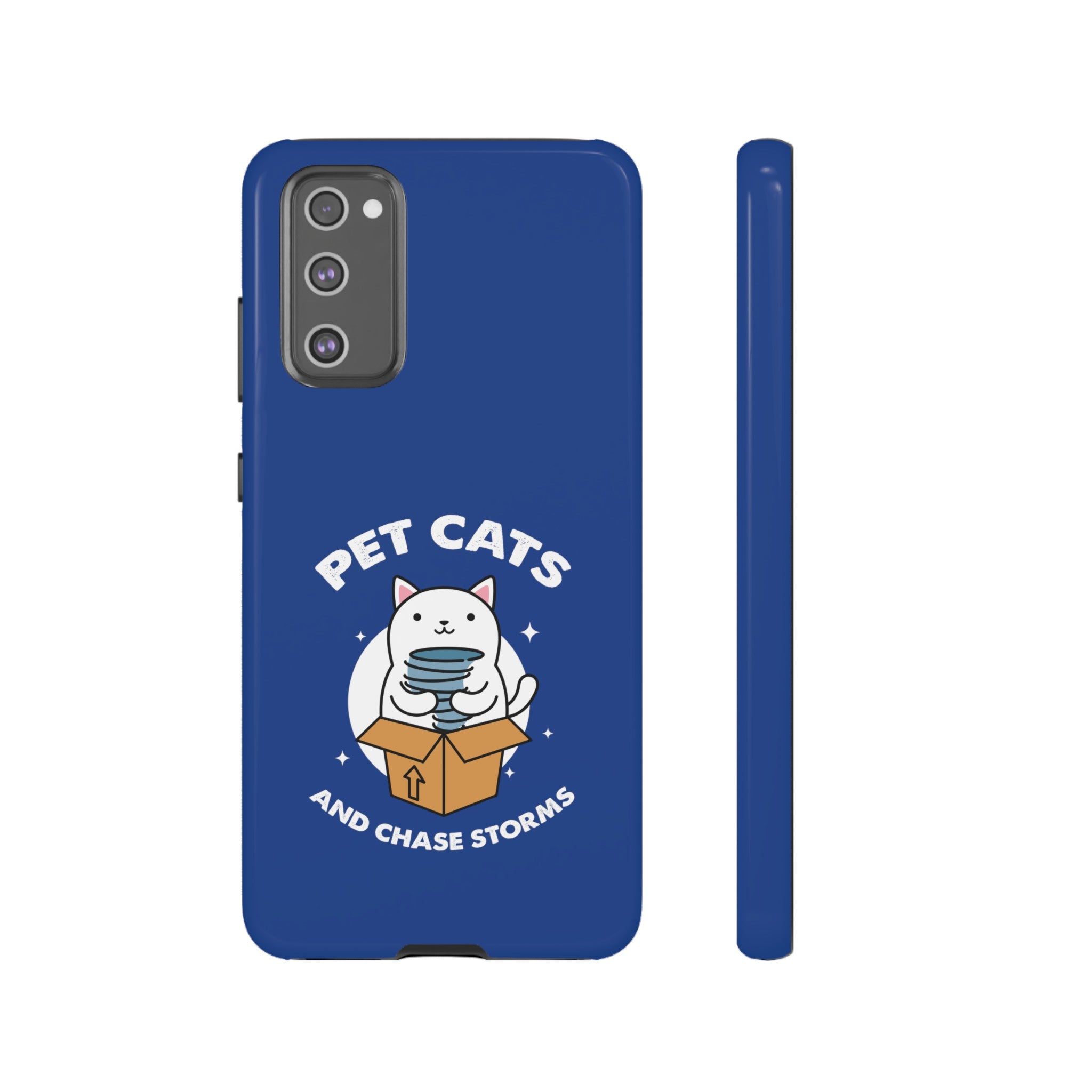 Pet Cats and Chase Storms Tough Phone Case 