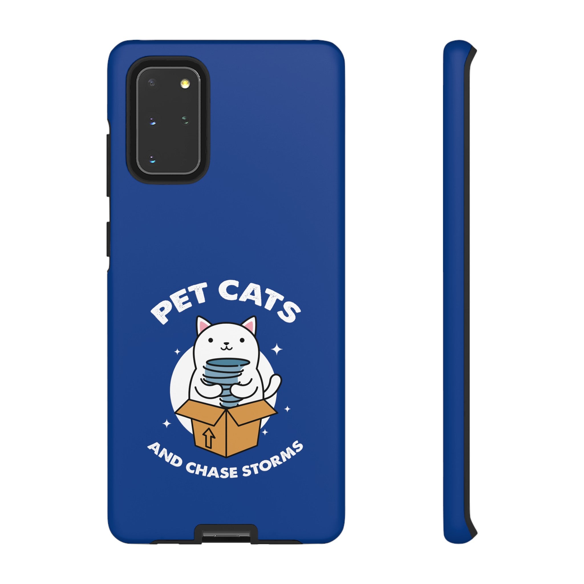 Pet Cats and Chase Storms Tough Phone Case 