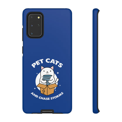 Pet Cats and Chase Storms Tough Phone Case