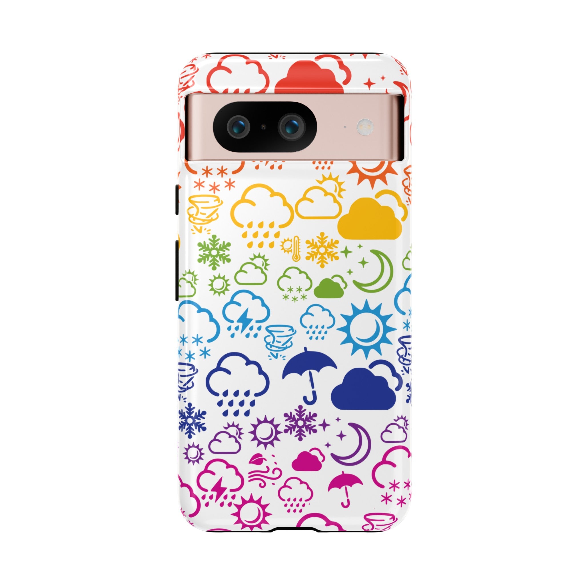 Funda rígida para teléfono Wx Icon (Rainbow) 