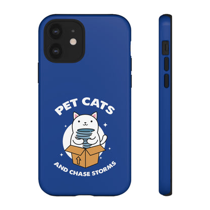 Pet Cats and Chase Storms Tough Phone Case