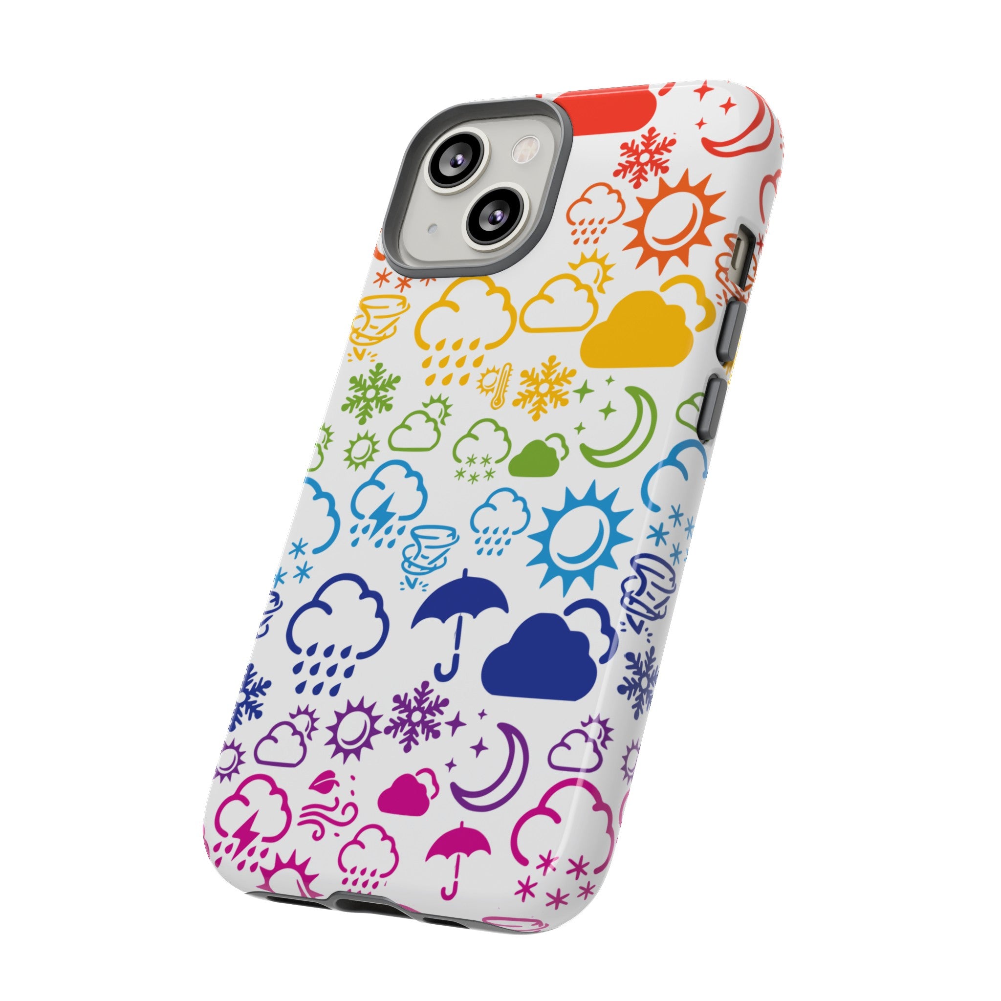 Funda rígida para teléfono Wx Icon (Rainbow) 