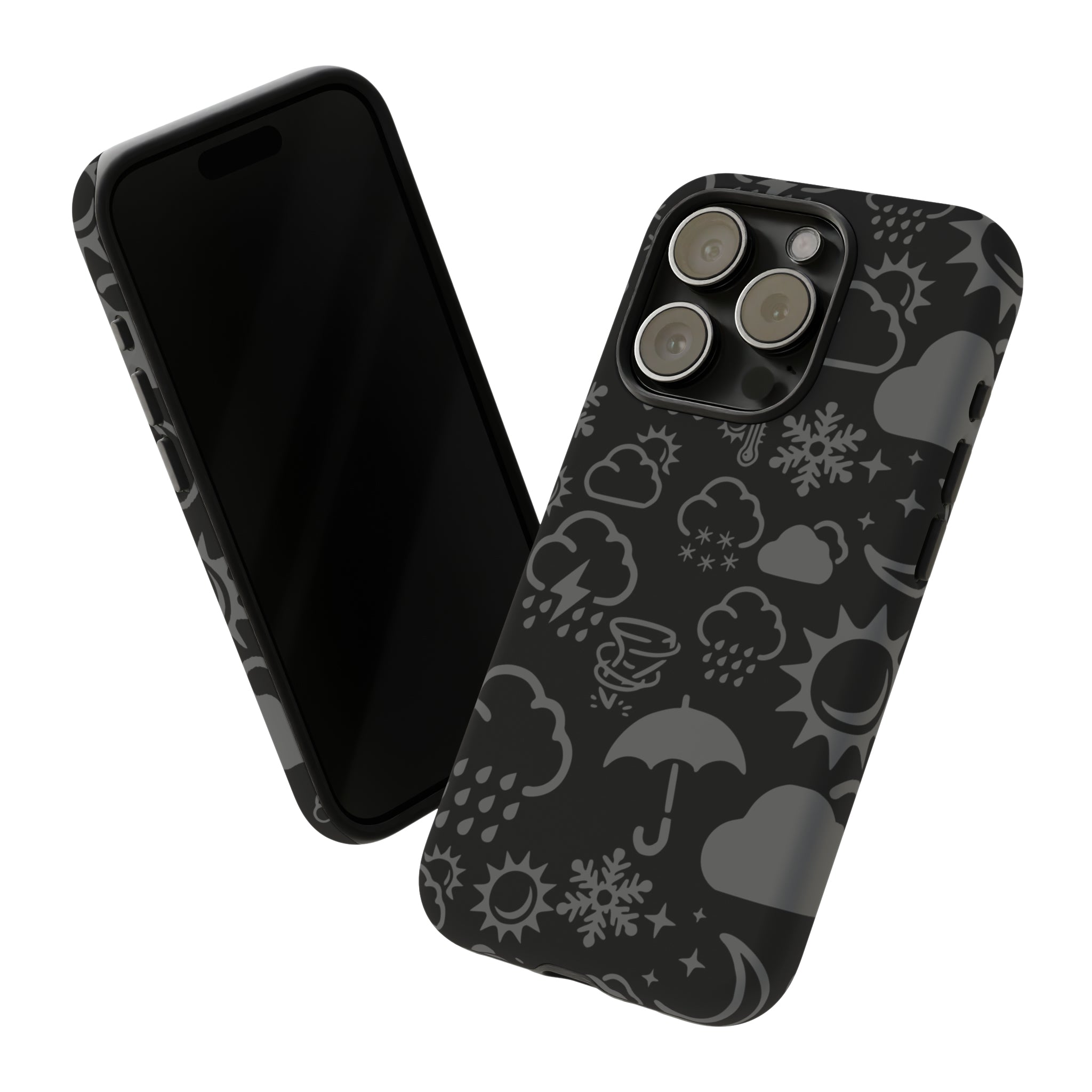 Wx Icon (noir/gris) coque de téléphone robuste 
