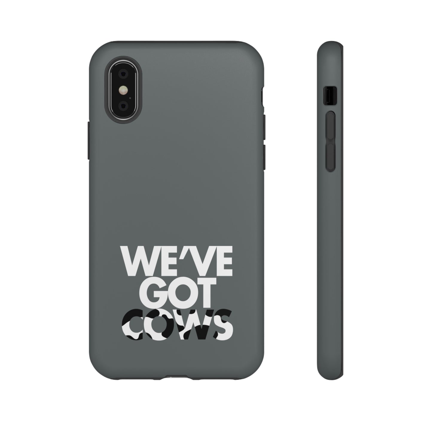 Tenemos funda de teléfono resistente de vacas