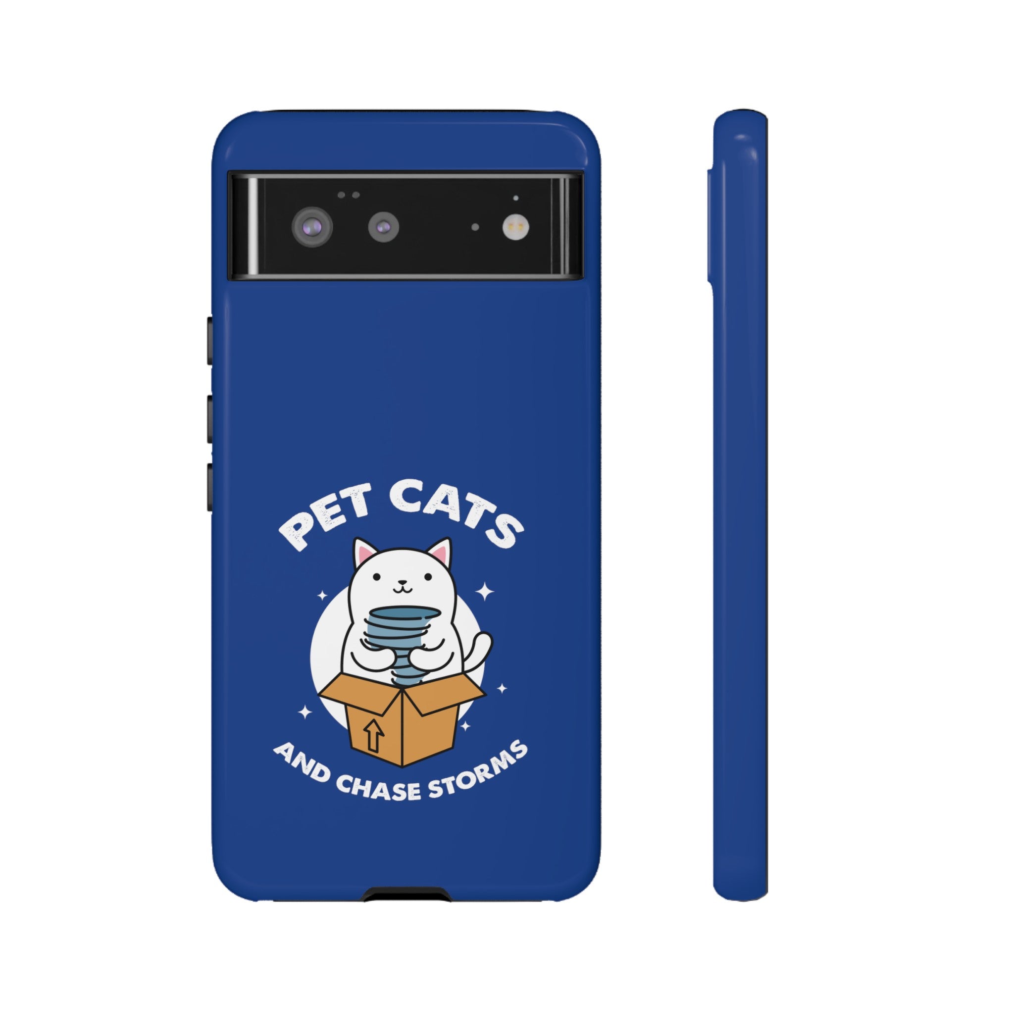 Pet Cats and Chase Storms Tough Phone Case 