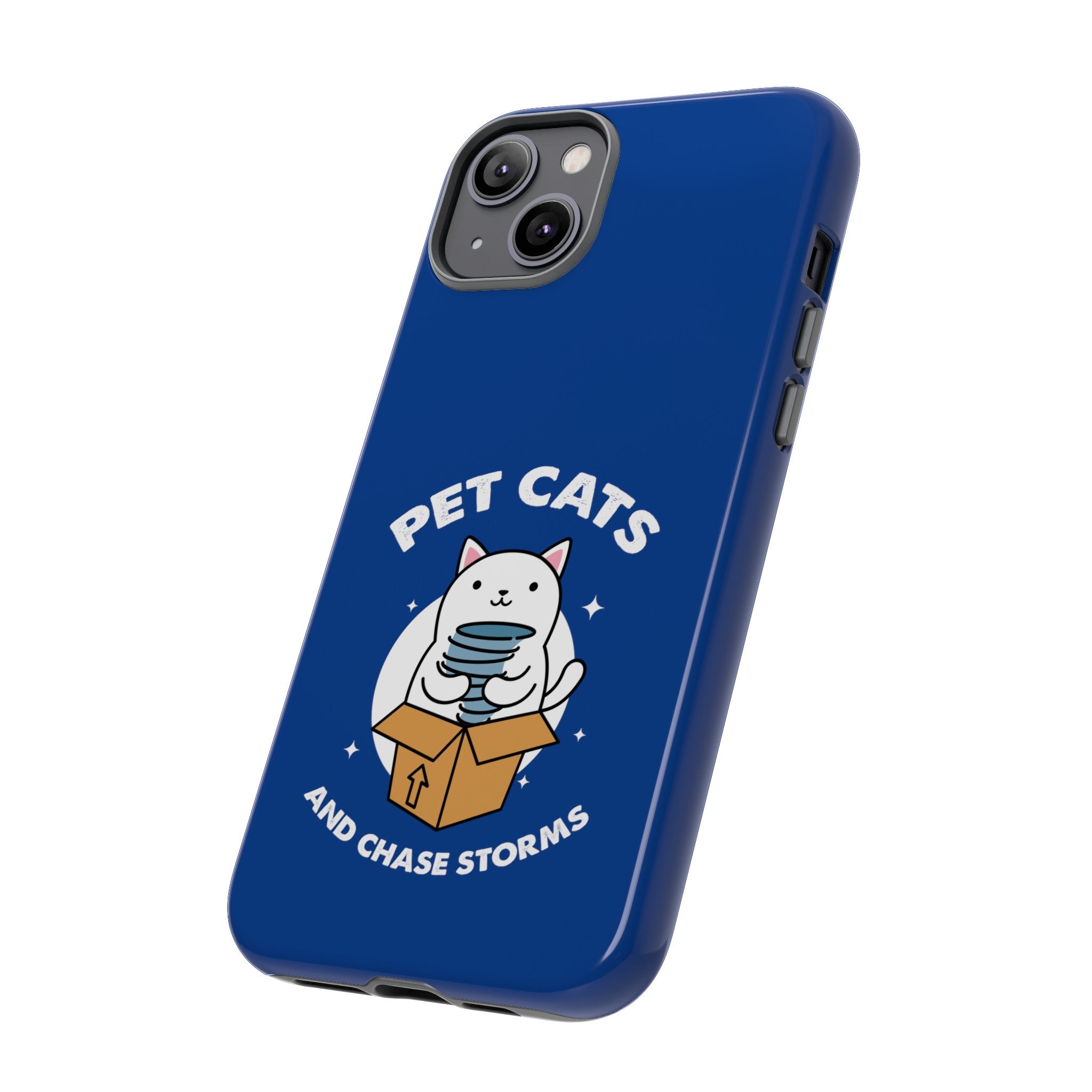 Pet Cats and Chase Storms Tough Phone Case 