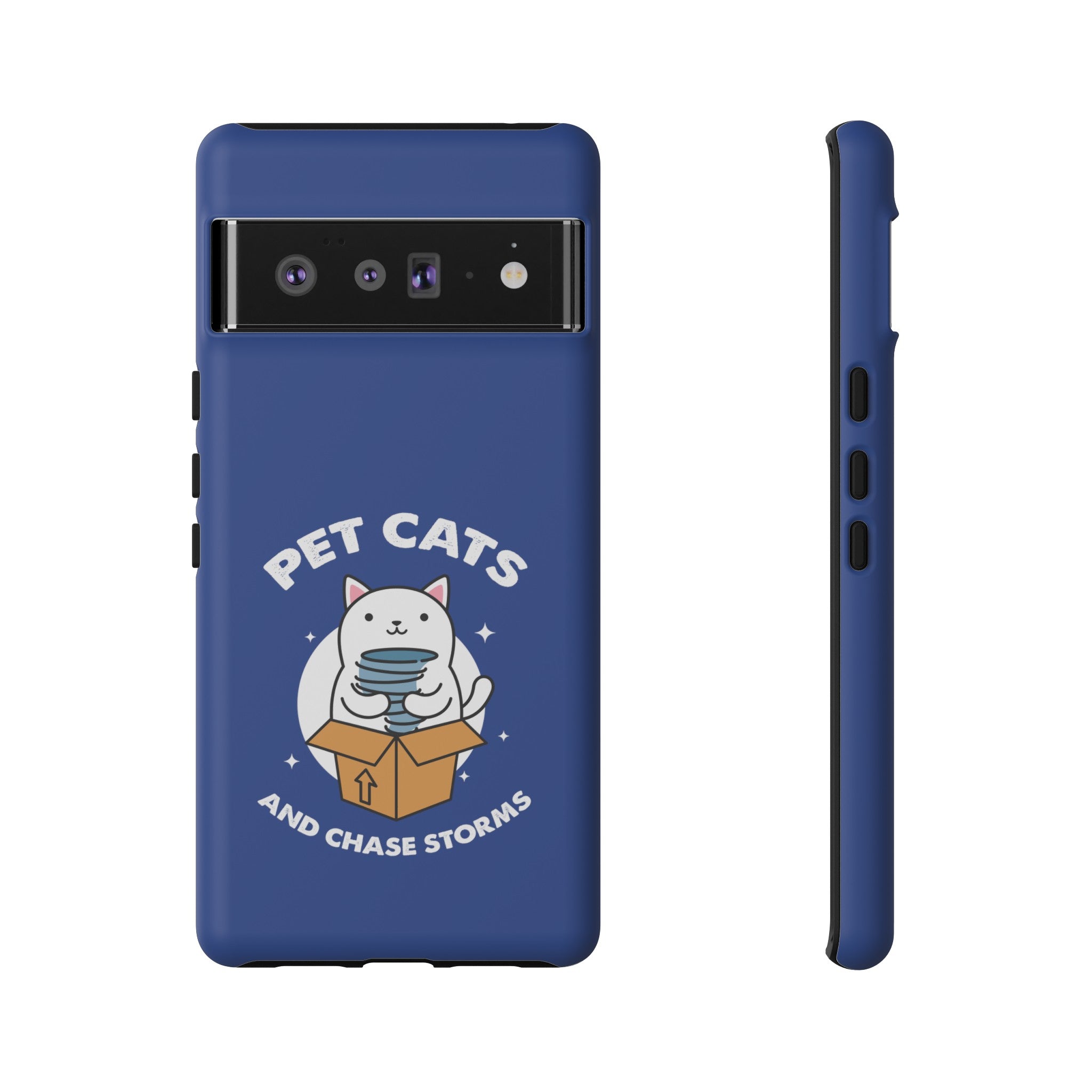 Pet Cats and Chase Storms Tough Phone Case 