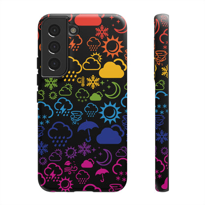 Wx Icon (noir/arc-en-ciel) coque de téléphone robuste