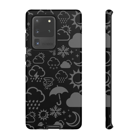 Wx Icon (Black/Gray) Tough Phone Case